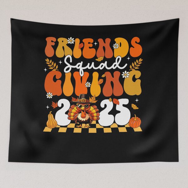 Item preview, Friends Thankful Turkey Party Humor 90s Friendsgiving Squad designed and sold by Daleburuling.