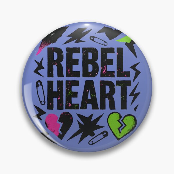 Item preview, Rebel Heart Punk Grunge Art designed and sold by InkWeaveShop.