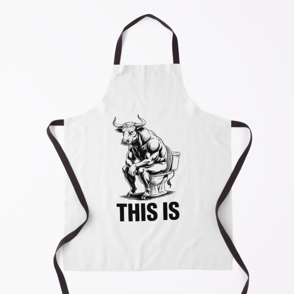 Item preview, Funny Cow Sitting On Toilet This Is Bull designed and sold by VerseFarm.