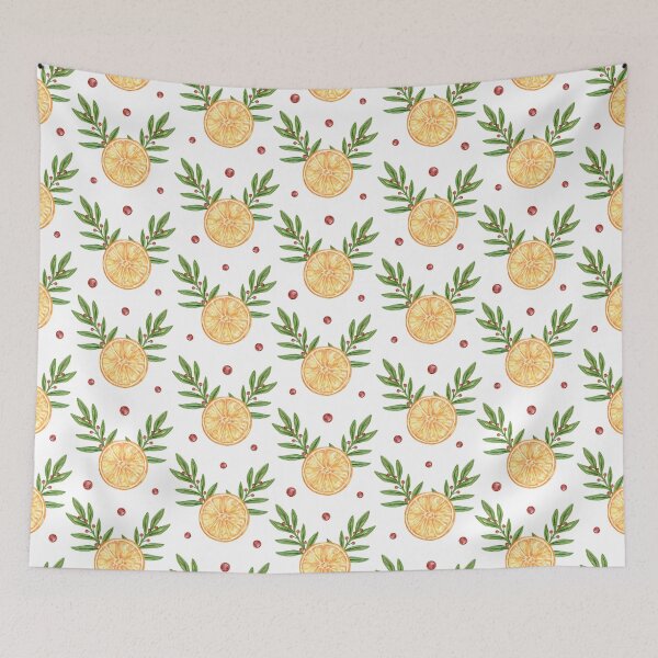 Item preview, Christmas orange pattern designed and sold by IrinaAvdeeva.