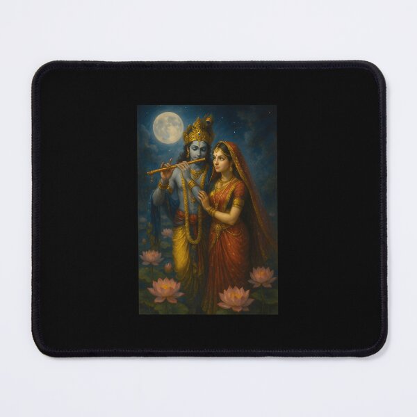 Item preview, Radha Krishna Divine Love Celestial Hindu Couple designed and sold by raaekazq31.