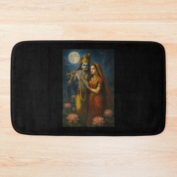 Item preview, Radha Krishna Divine Love Celestial Hindu Couple designed and sold by raaekazq31.