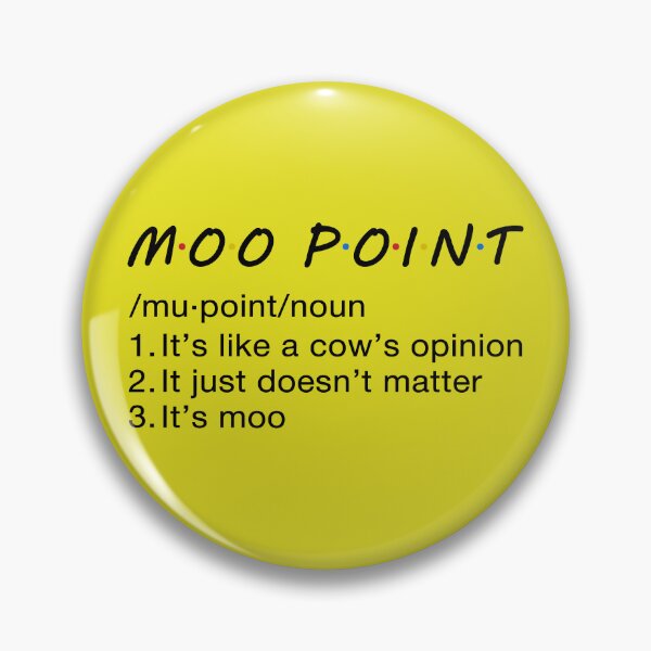 Item preview, Moo Point Definition.  designed and sold by CoCoArt-Ua.