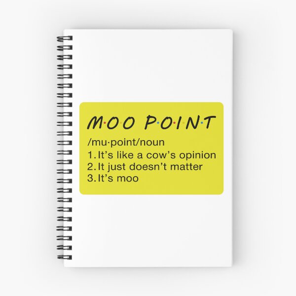 Artikelvorschau, Moo Point Definition. entworfen und verkauft von CoCoArt-Ua.