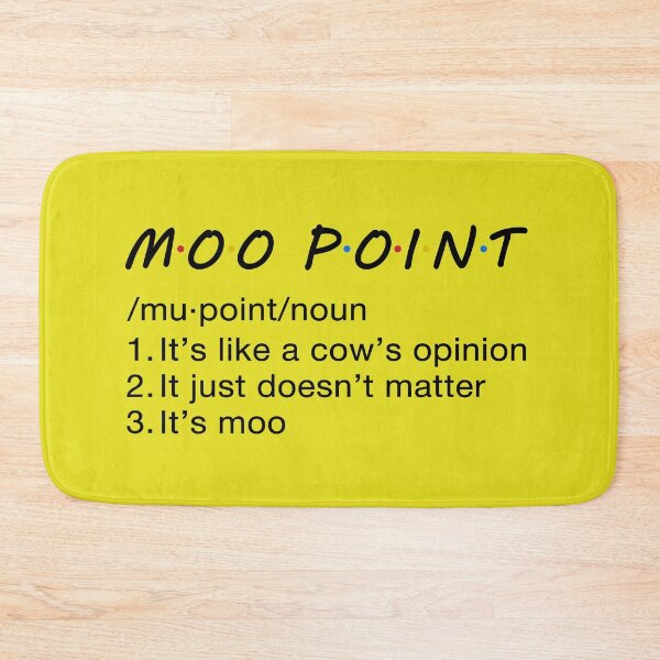 Item preview, Moo Point Definition.  designed and sold by CoCoArt-Ua.