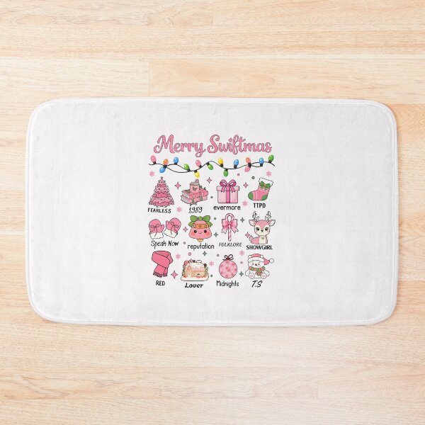Item preview, Merry Swiftmas Pink Christmas Tree Eras Merry S-mas Music Lover Gift  designed and sold by jillianhanna.