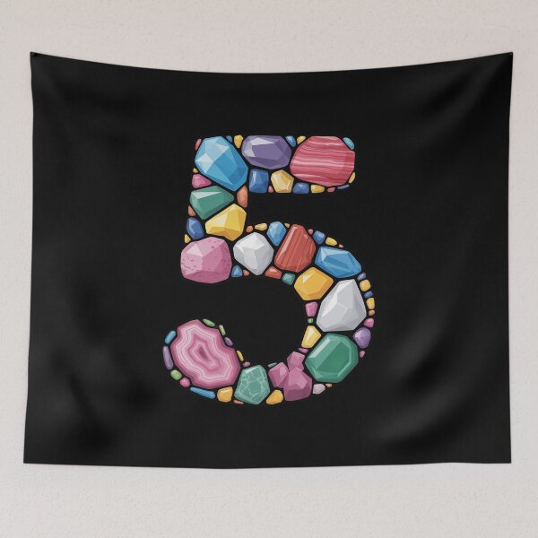 Item preview, 5 Years Old Kids Mineral Stones Rocks Collector Birthday designed and sold by BubblePancake.