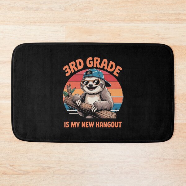 Item preview, 3rd Grade Is My New Hangout Sloth Third Grader  designed and sold by lilLilaBatArt.