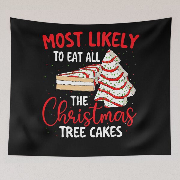 Item preview, The To Tree All Most Retro Classic Cakes Likely Christmas Vintage Funny Eat designed and sold by MediarMedic.