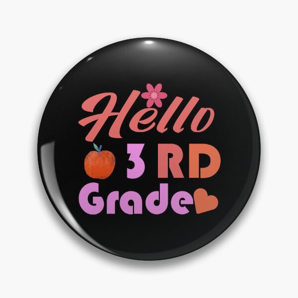 Item preview, Hello Third Grade – Colorful 3rd Grade Back to School Design for Students and Teachers designed and sold by karibov.