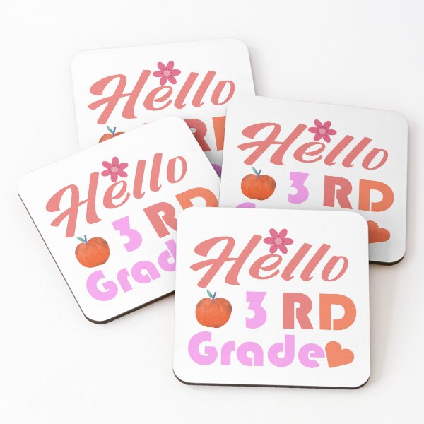 Item preview, Hello Third Grade – Colorful 3rd Grade Back to School Design for Students and Teachers designed and sold by karibov.
