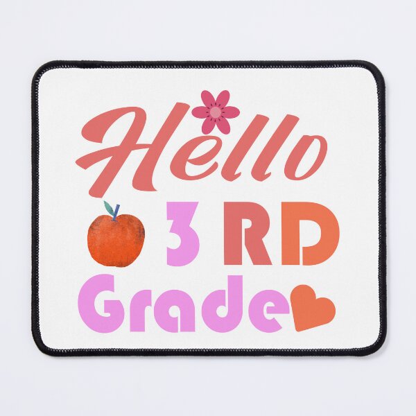 Item preview, Hello Third Grade – Colorful 3rd Grade Back to School Design for Students and Teachers designed and sold by karibov.