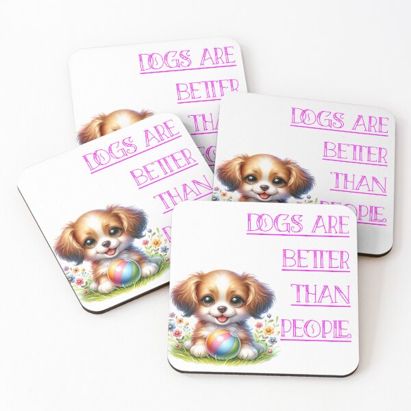 Item preview, DOGS ARE BETTER THAN PEOPLE designed and sold by Xander panda shirts.