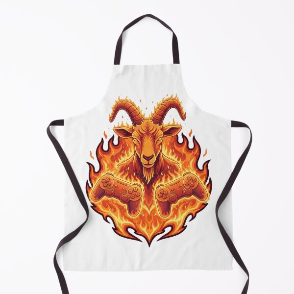 Item preview, Fire Goat Gamer Emblem designed and sold by LoganDzign.