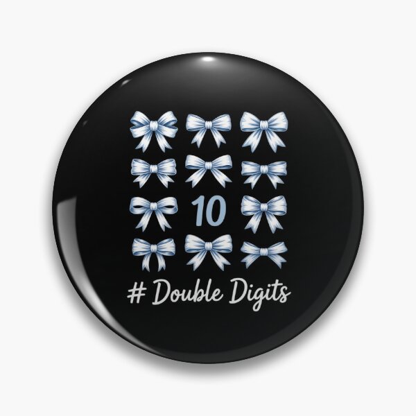 Item preview, 10th Birthday Coquette Bow Double Digits Birthday Girl Kids designed and sold by BubblePancake.