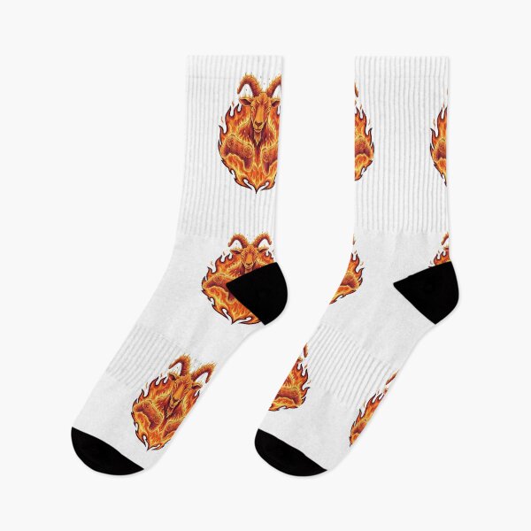 Item preview, Fire Goat Gamer Emblem designed and sold by LoganDzign.