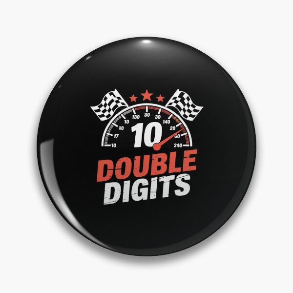 Item preview, 10th Birthday Racing Car Double Digits 10 Year Old Bday Boy designed and sold by BubblePancake.