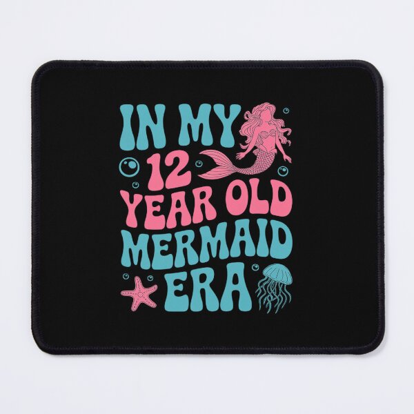 Item preview, 12 Year Old 12th Mermaid Birthday Party Undersea Pink Aqua designed and sold by BubblePancake.