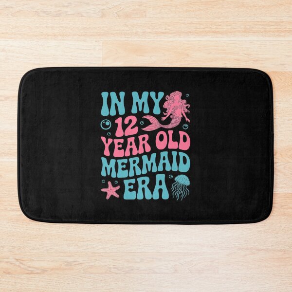 Item preview, 12 Year Old 12th Mermaid Birthday Party Undersea Pink Aqua designed and sold by BubblePancake.