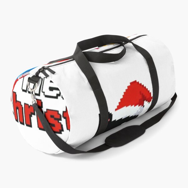Item preview, Merry Christmas Black Cat Pixel Art Santa Hat Gamer Gift designed and sold by CedriMark.