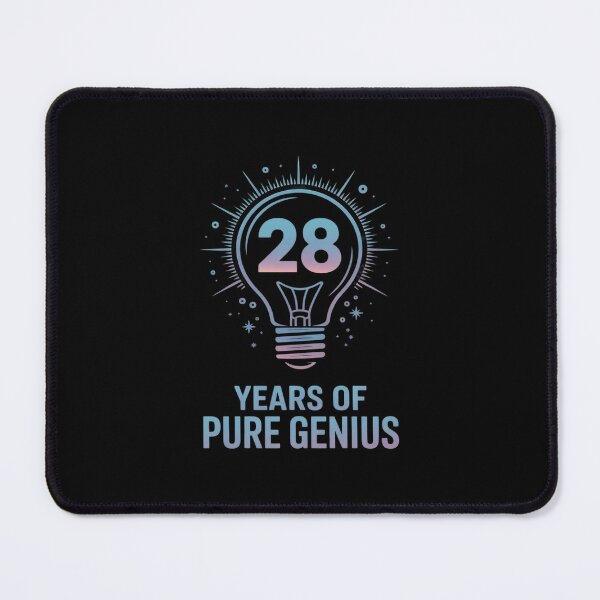 Item preview, 28 Years of Pure Genius Birthday designed and sold by NetoGalaxy.