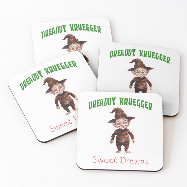 Item preview, Dready Krueger - Nightmare Elf Horror Mashup designed and sold by ArtisticDesignsbyLinda.
