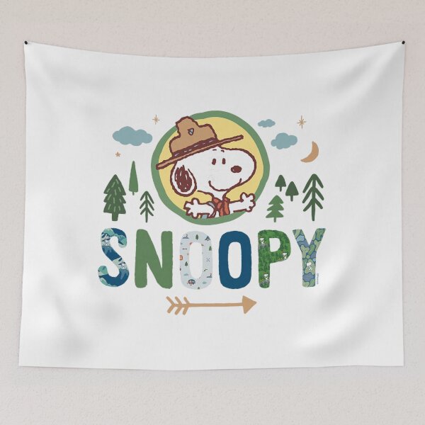 Item preview, Peanuts Camping Adventure Ranger Scout Nature Lover designed and sold by CedriMark.