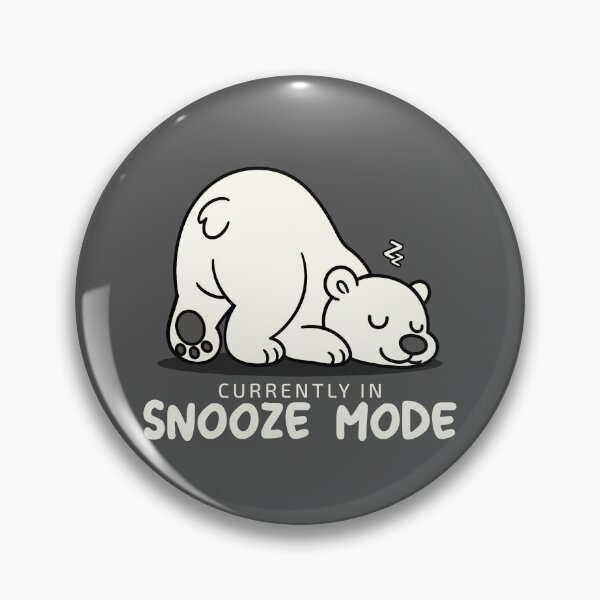 Item preview, Lazy Sleeping Polar Bear in Snooze Mode designed and sold by Infinitee8hirts.