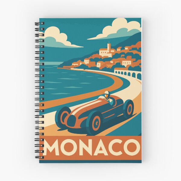 Item preview, Vintage Monaco Travel Poster designed and sold by rogue-design.