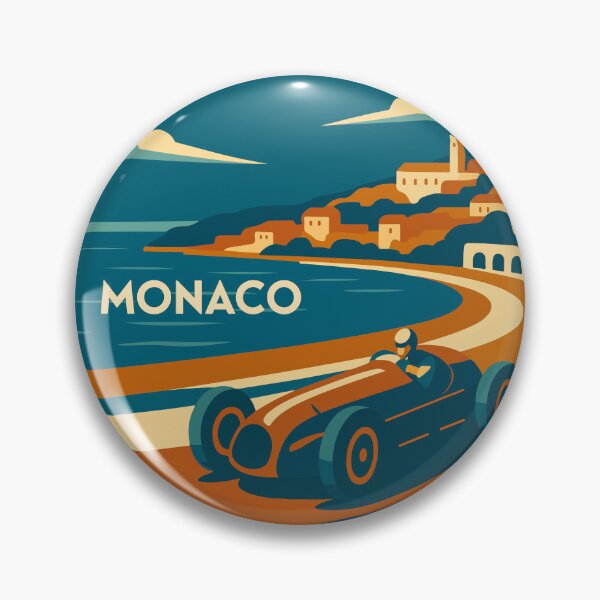 Item preview, Vintage Monaco Travel Poster designed and sold by rogue-design.