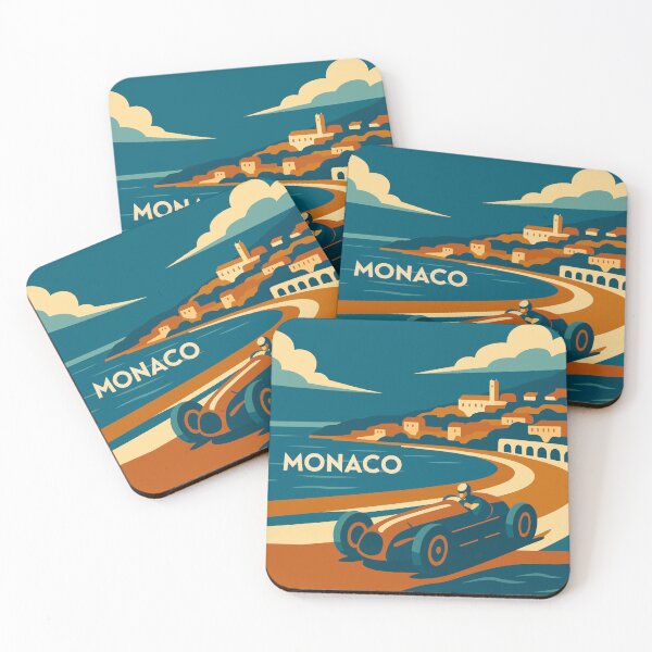 Item preview, Vintage Monaco Travel Poster designed and sold by rogue-design.