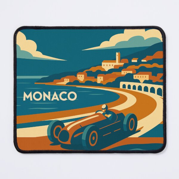 Item preview, Vintage Monaco Travel Poster designed and sold by rogue-design.