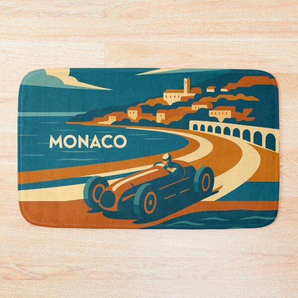 Item preview, Vintage Monaco Travel Poster designed and sold by rogue-design.