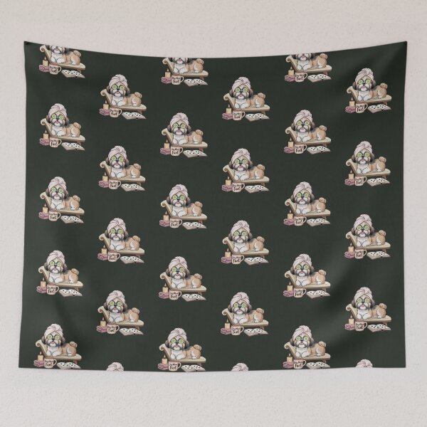 Item preview, Shih Tzu Funny Spa Day for Dog Mom designed and sold by tamdevo1.