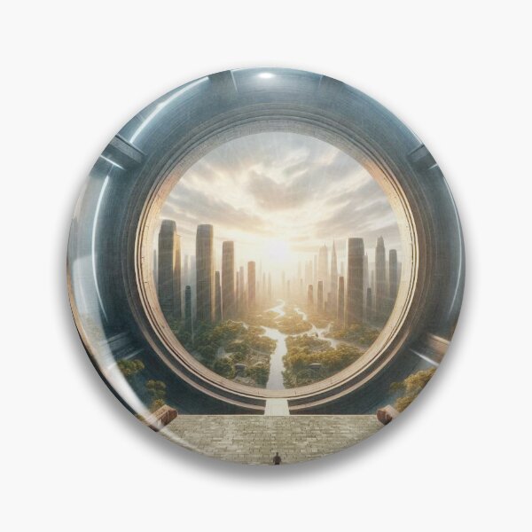 Item preview, Futuristic Cityscape Portal designed and sold by Phil Perkins.