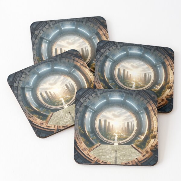 Item preview, Futuristic Cityscape Portal designed and sold by Phil Perkins.
