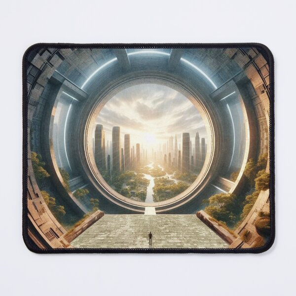 Item preview, Futuristic Cityscape Portal designed and sold by Phil Perkins.