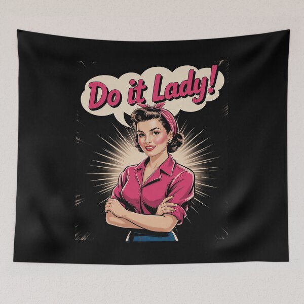 Item preview, Funny Do It Lady  designed and sold by VerseFarm.