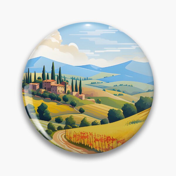 Item preview, PAINTING OF AN ITALIAN LANDSCAPE designed and sold by infinitearte.