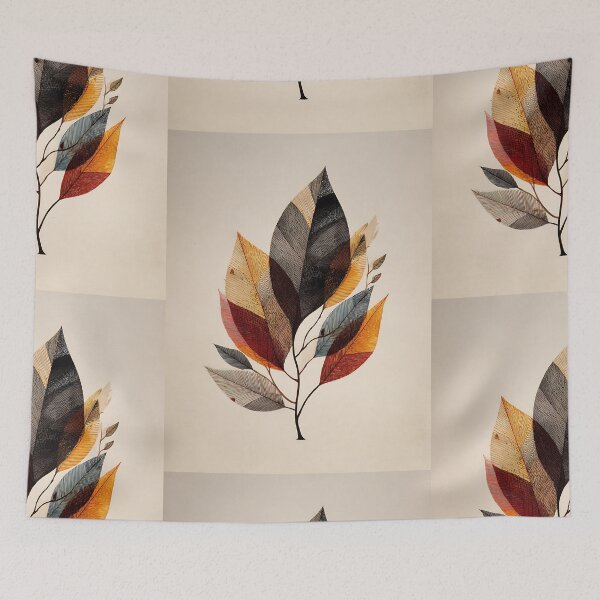 Item preview, Modern Abstract Leaf Art designed and sold by bapupa.
