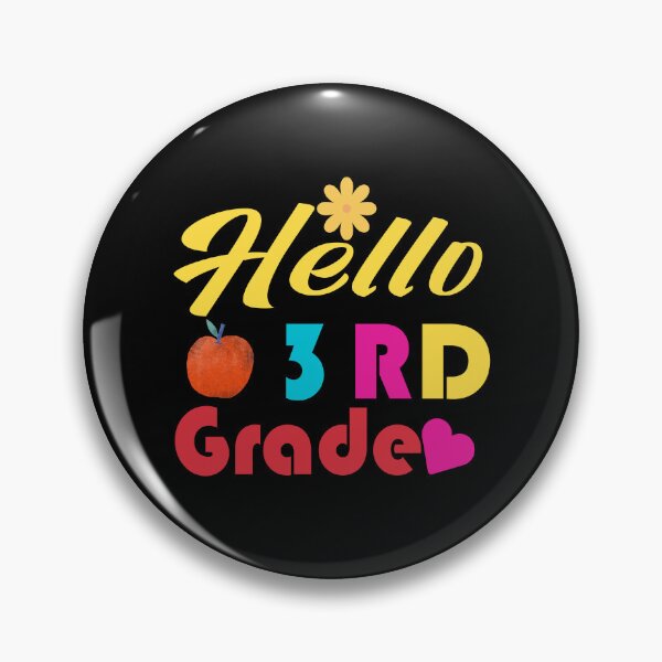 Item preview, Hello 3rd Grade – Colorful First Day of School Gift for Students, Teachers & Parents designed and sold by karibov.