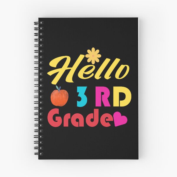 Item preview, Hello 3rd Grade – Colorful First Day of School Gift for Students, Teachers & Parents designed and sold by karibov.