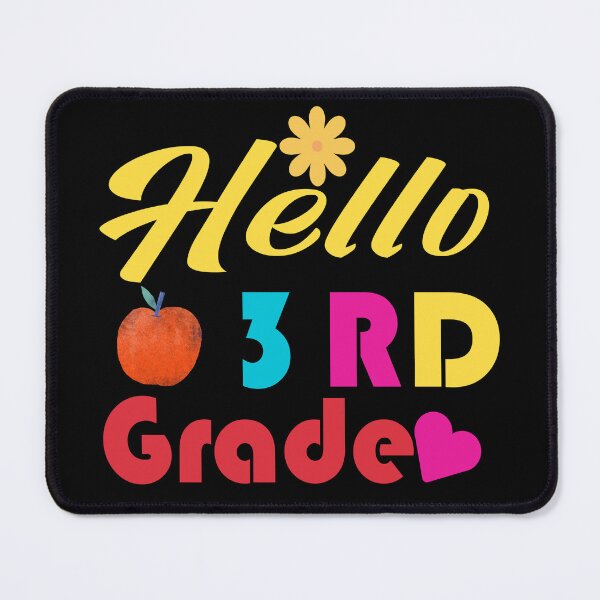 Item preview, Hello 3rd Grade – Colorful First Day of School Gift for Students, Teachers & Parents designed and sold by karibov.