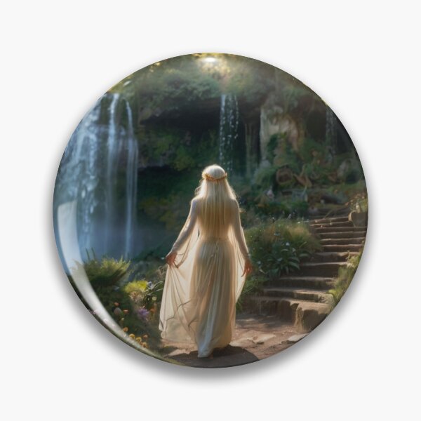 Item preview, Enchanted Witch Walking Through the Whispering Wilds designed and sold by BlareBlare.