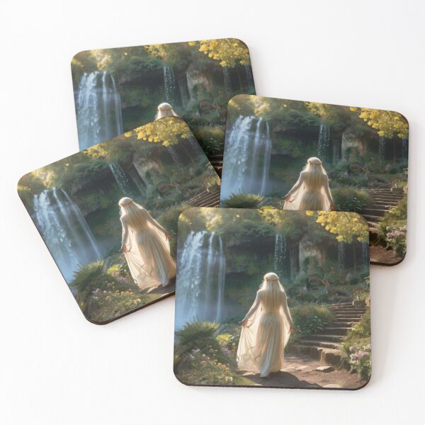 Item preview, Enchanted Witch Walking Through the Whispering Wilds designed and sold by BlareBlare.
