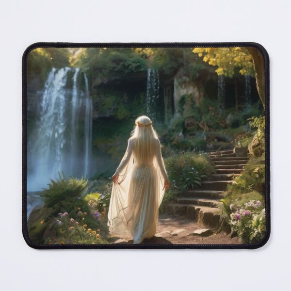 Item preview, Enchanted Witch Walking Through the Whispering Wilds designed and sold by BlareBlare.