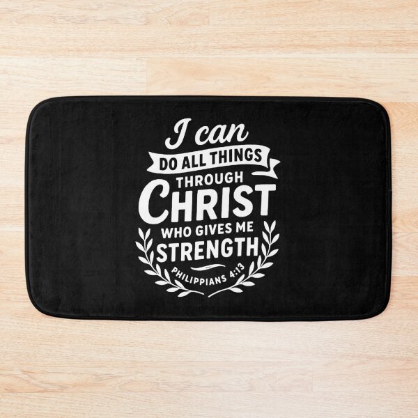 Item preview, Philippians 4:13 I can do all things through Christ who gives me strength designed and sold by plushism.