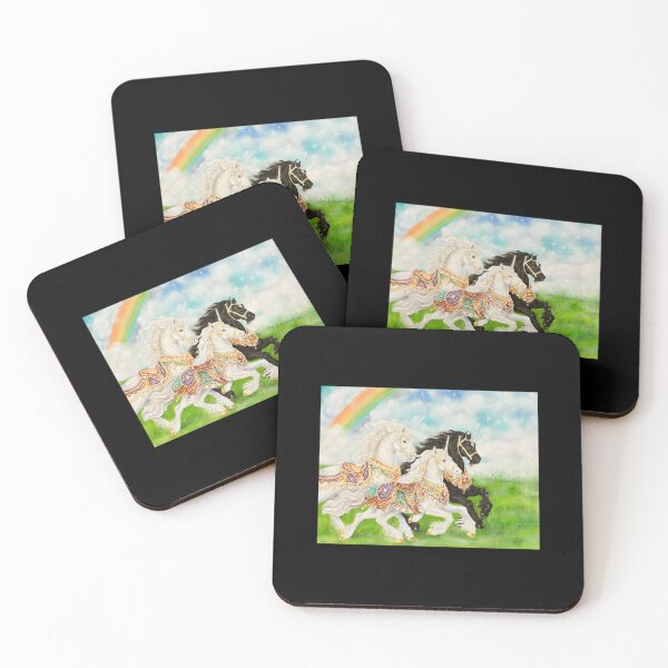 Item preview, Unbound Carousel Unicorns designed and sold by raaekazq31.