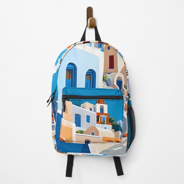 Item preview, PAINTING OF A DETAIL OF SANTORINI GREECE designed and sold by infinitearte.