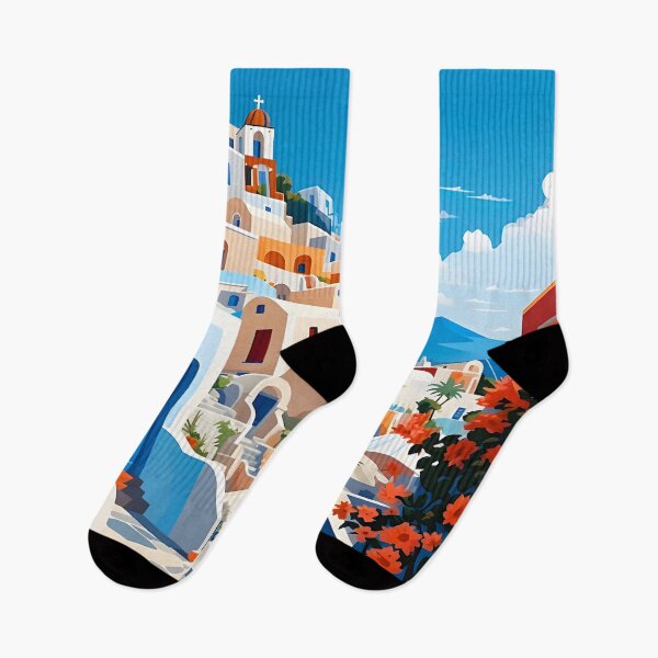 Item preview, PAINTING OF A DETAIL OF SANTORINI GREECE designed and sold by infinitearte.